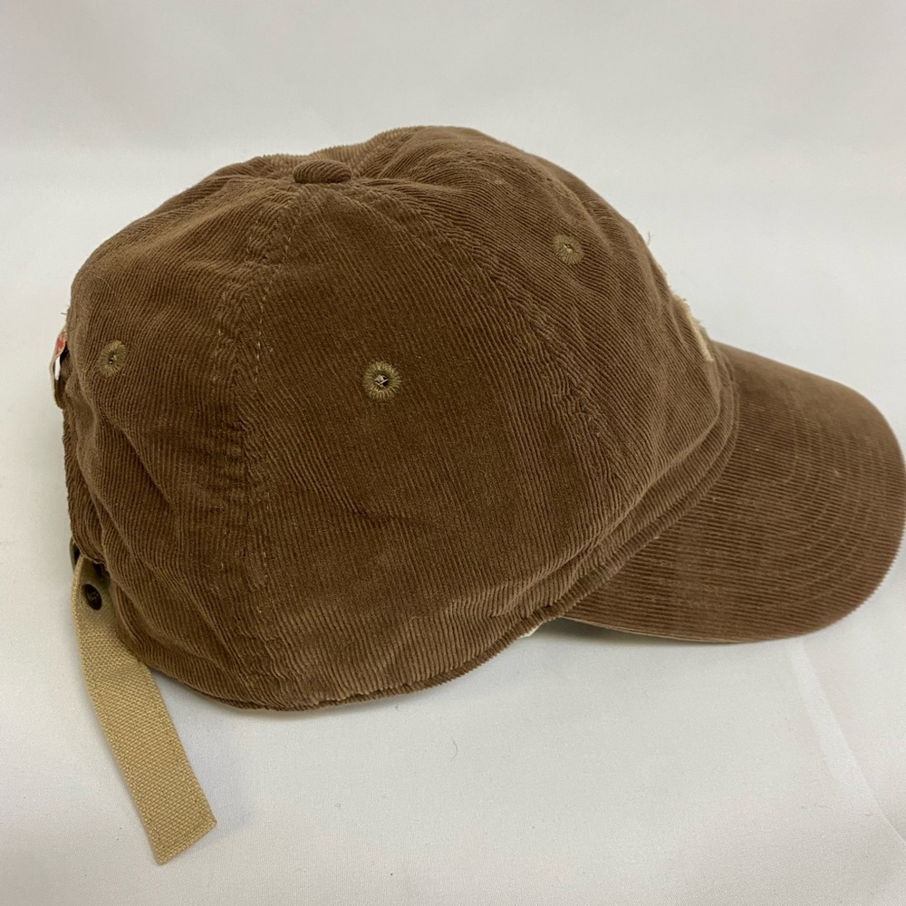 Carolina Panthers NFL Brown Corduroy Reebok Adjustable Hat Ballcap with Pink #A4 - Picture 3 of 11